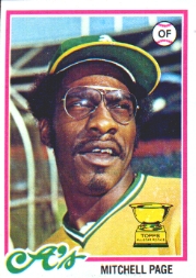 1978 Topps Baseball Cards      055      Mitchell Page RC